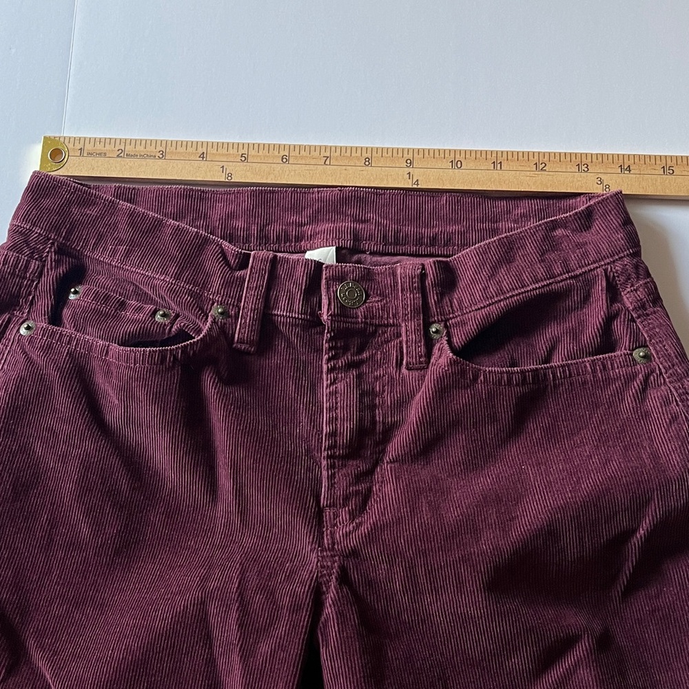 LL Bean Beanflex‎ Straight Leg Favorite Fit Corduroy Pants 6 Petite - Picture 4 of 12